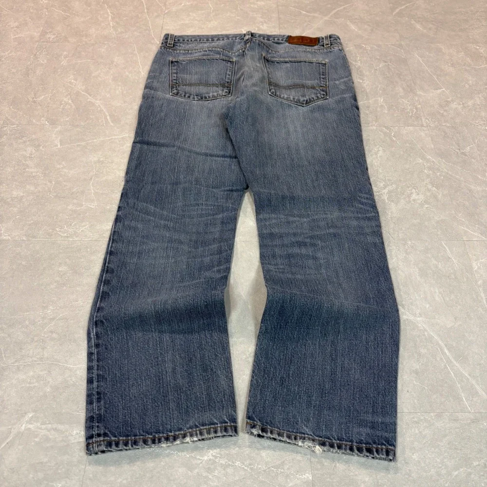 Tommy Hilfiger Mens Straight Leg Denim Jeans Blue Medium Wash 36x30 3487